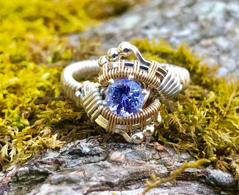 Tanzanite Andromeda Petite Gemstone Ring