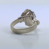 Wire Wrapped Swiss Blue Topaz Ring (Size 6)