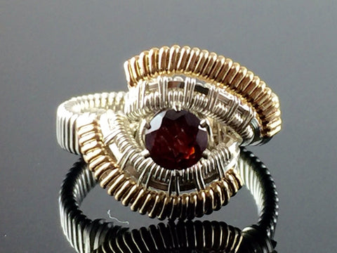 Spartan Almandine Garnet Ring
