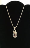 Almandine Garnet Beaded Pendant