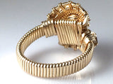 Pulse Gold Amethyst Gemstone Wire Wrapped Ring