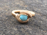 Petite Classic Larimar Ring
