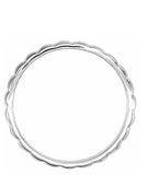 Grooved Pattern Wedding Band