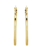 Medium Classic Gold Tube Earrings