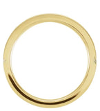 Organic Men's Wedding Band