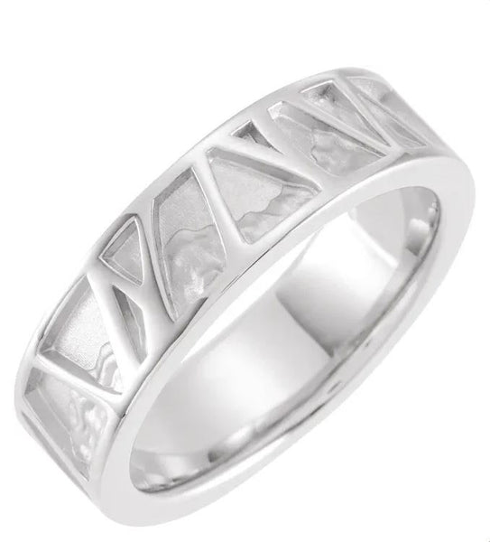Organic Men's Wedding Band