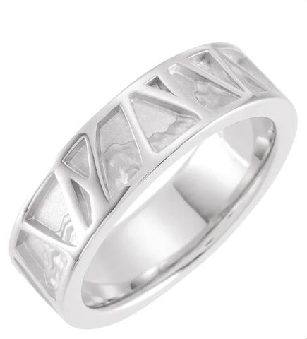 Organic Men's Wedding Band