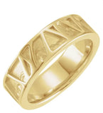 Organic Men's Wedding Band