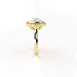 Scalloped Opal Ring