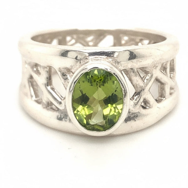 Peridot Connection Ring