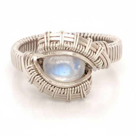 Pulse Moonstone Ring