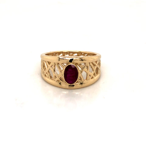 Ruby Petite Connection Ring