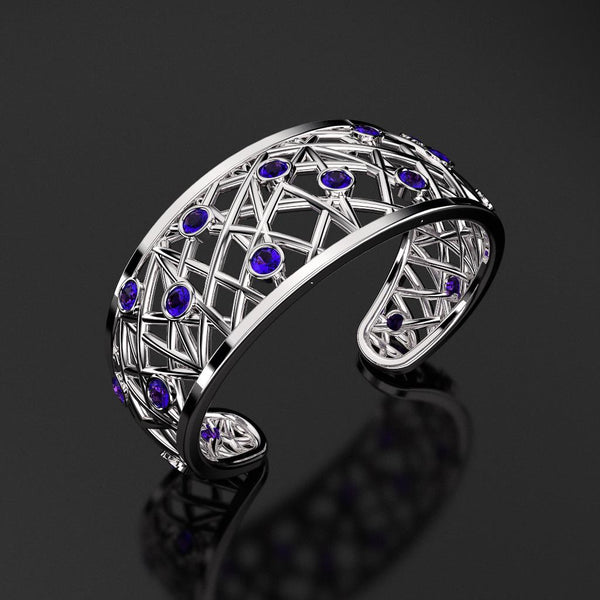 Connection Amethyst Gemstone Cuff