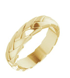 Woven Men's Wedding Band
