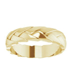 Woven Men's Wedding Band