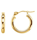 Children's Gold Hoop Earrings