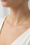 14K Yellow Gold Filled 1mm Cable Chain