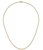 14K Yellow Gold Filled 1mm Cable Chain