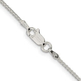 Sterling Silver 1.3 mm Wheat Chain