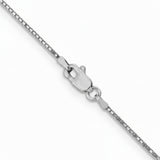 14K Gold 1.1 mm Solid Box Chain