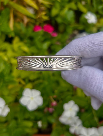 Light of The World Sterling Cuff Bracelet