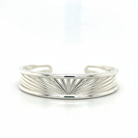 Light of The World Sterling Cuff Bracelet