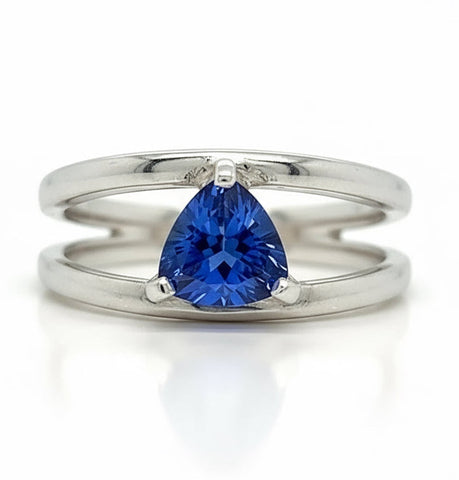 Tanzanite Split Band Ring