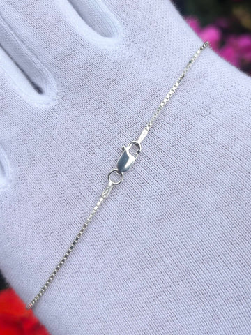 Sterling Silver 1.1 mm Box Chain