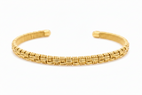 Basket Weave Cuff Bracelet