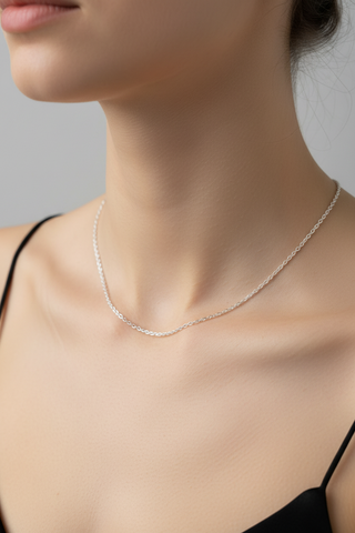 Sterling Silver 2.25 mm Cable Chain