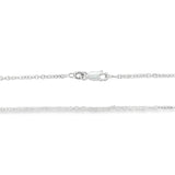 Sterling Silver 1.5 mm Solid Cable Chain