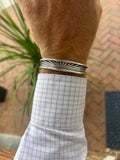 Light of The World Sterling Cuff Bracelet