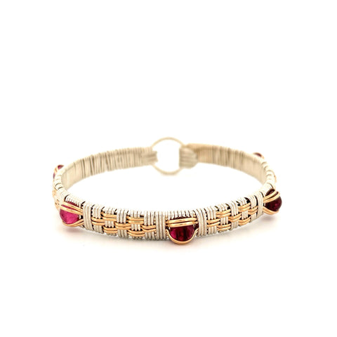 Elite Williamsburg Pink Tourmaline Bangle