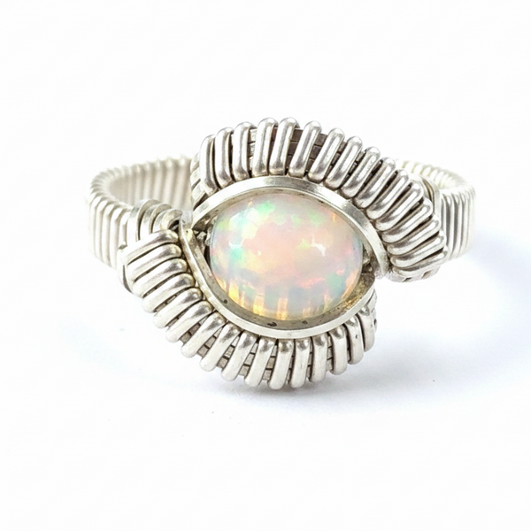 Ethiopian Opal Classic Ring