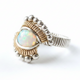 Ethiopian Opal Beaded Ring