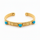 Elite Classic 3 Gem Cuff with Sleeping Beauty Turquoise