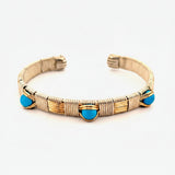Elite Classic 3 Gem Cuff with Sleeping Beauty Turquoise