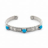 Elite Classic 3 Gem Cuff with Sleeping Beauty Turquoise
