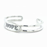 HOPE Cuff Bracelet – Split Band Oval Design