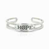 HOPE Cuff Bracelet – Split Band Oval Design