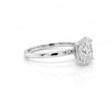 1.5 Carat Oval Diamond Solitaire Engagement Ring in 14K Gold