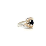Black Onyx Wire Wrapped Ring