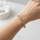 Classic Peridot Cuff Bracelet