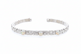 Opal Basket Weave Cuff Bracelet