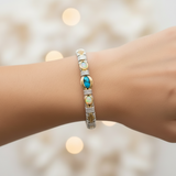 Southwest Turquoise Opal Cuff Bracelet