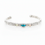 Southwest Turquoise Opal Cuff Bracelet