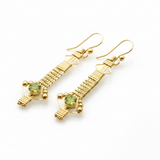 Tribe Peridot Earrings
