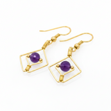 Centered Earrings (Choose Stone)