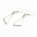 Trilogy Drop and Dangle Wire Wrapped Earrings