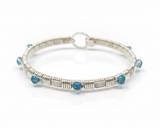 London Blue Topaz Classic Gemstone Bangle